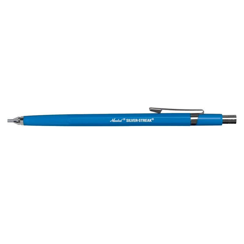 Markal 96006 - Markal Silver-Streak Holder with 1 Reflective Lead, Built-in Sharpener, 1 Click Advance -Ideal for Metal Layout & Fabrication Work - Image 3